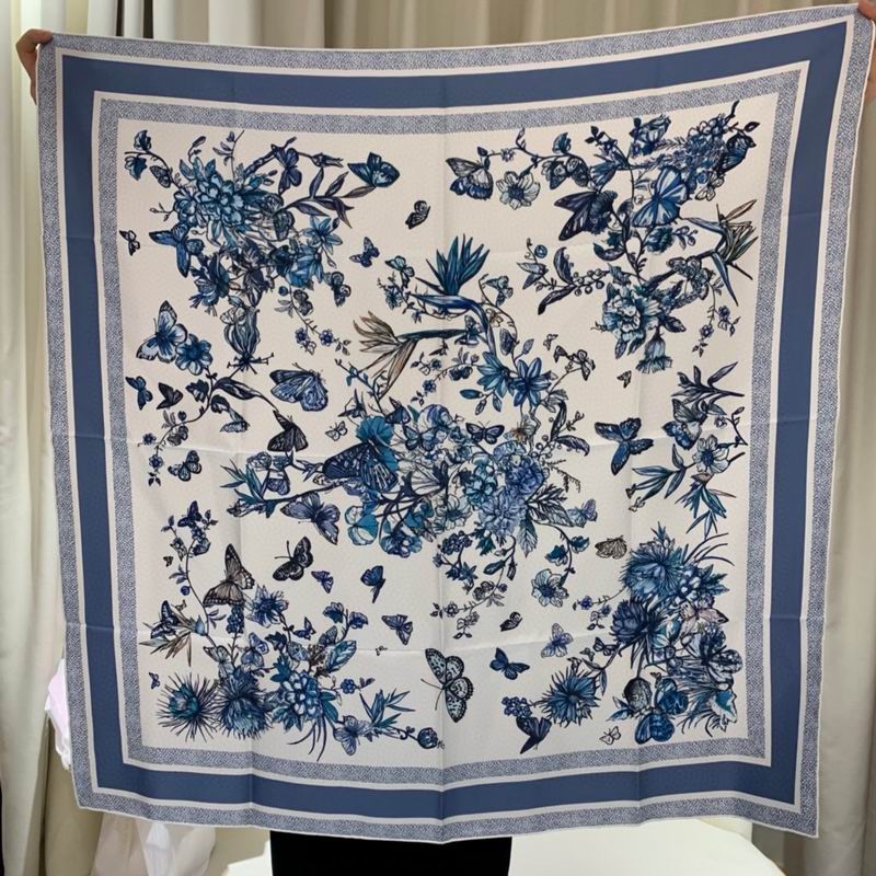 Other  silk scarf 90X90cm E (6)